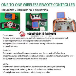 IP65 Putzmeister Concrete Pump Truck Remote Control Wired