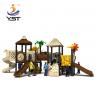China PVC Coated Kids Outdoor Play Slide Park Amusement Equipment wholesale