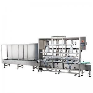 China PLC Touch Screen Control 5L Water and Oil Gallon Bottle Filling Equipment for Filling supplier