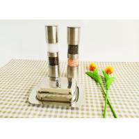China Dual Salt And Pepper Grinder Stainless Steel Pepper Mills on sale
