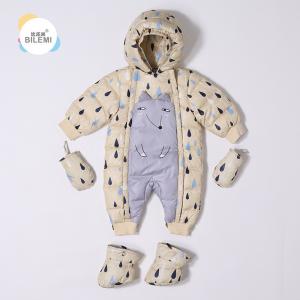 China Wholesale Buy 12M 18M 24M Designer Boy Girl Clearance Down Filled Warmest Best Baby Toddler Snowsuit With Hood supplier