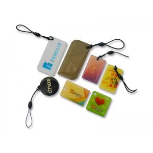 IC Epoxy Keyfob Custom Nfc Chip Rfid Proximity Epoxy Keyfobs Ring Tags With Custom Printing For Animal Security