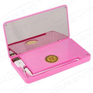 Dressing Box Polymer Power Bank with Mirror 5000mAh,Gift for female, External Battery Pack