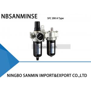 China Two Units Air Filter Regulator Lubricator  FRL Units Air Compressor Filter Regulator Sanmin supplier