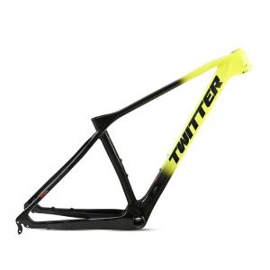 135mm QR Carbon Fiber MTB Frame 29 Full Suspension With Inner Cables