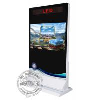 China 55 Inch Horizontal Screen Kiosk Digital Signage Led Marquee Advertisement Player With Led Backlit Logo on sale