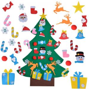 China Educational DIY Felt Christmas Party Crafts Home Door Decoration Gifts For Kids supplier