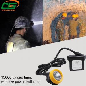 China IP65 Safety Underground Led Mining Cap Lamp 1 Watt Light Weight supplier