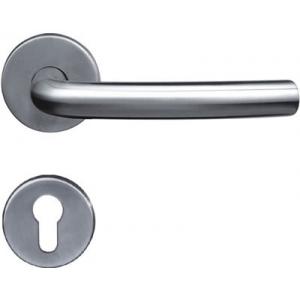 China Durable Round Corner Stainless Steel Door Handles , Interior Door Levers supplier