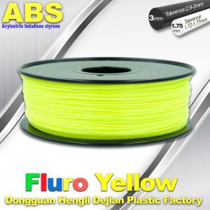 Fluorescent ABS 3d Printer Filament ABS 3D Printing Material For Desktop Printer