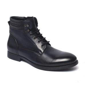 China Navy Lace Up Breathable Mens Fashion Dress Boots supplier