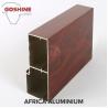 New design extruded aluminum window profile wood grain surface color aluminium