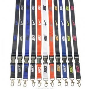 Logo Custom Printed Lanyards PMS Color For ID Card Mobile Phone Whistle