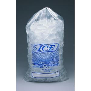China 10LBS 20LBS LDPE Ice Cube Packaging Printing Plastic Bag With Customer Own Logo supplier