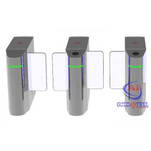 Quick Pass RFID Security Turnstile Gate Brushless Motor Biometric Face Recognition