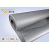 Silver Grey Fiberglass Fire Resistant Welding Blanket Silicon Rubber Colored