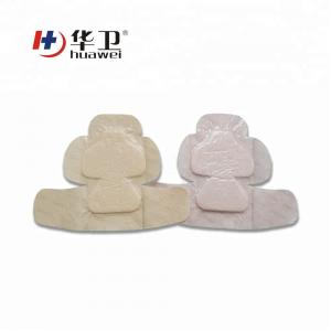 China 18*18cm high absorbent no pain peel off silicone dressing supplier