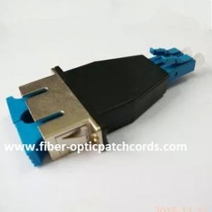 China High Precision Metal Fiber Optic Adapters Duplex SC Female To LC Male Hybrid Adapter supplier