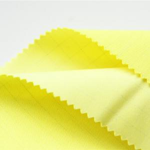 China 300gsm Modacrylic Cotton Antistatic Fabric Fluorescent Yellow For Protective Clothing supplier