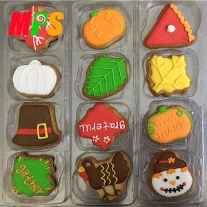 ODM OEM Decorated Biscuit Christmas Assorted Halal Cookies Kid Snacks