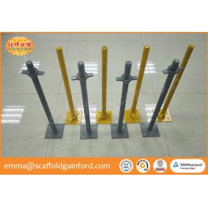 Painted 780mm  Q235 adjustable steel base jack hollow screw jack for Thailand ring lock scaffold projects