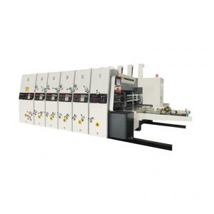 China 4 Color Flexo Die Cutting And Printing Machine For Cardboard Box Packaging supplier