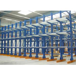 Outdoor / Indoor Cantilever Storage Racks Corrosion Protection Customized Size