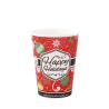カスタム印刷単一の壁紙カップ 3oz-32oz蓋付き