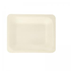 FDA Rectangle Disposable Wooden Plates For Party Buffet Serving 125×95×15mm