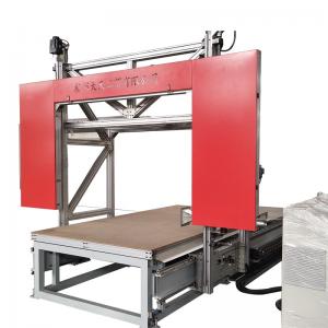 China Easy Control CNC Rock Wool / PU Foam Cutting Machine For 2D Complex Shape supplier