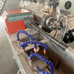 China Flexible Helix PVC Suction Hose Machine / Reinforced PVC Pipe Extruder Machine supplier