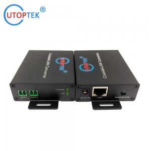 UT-1E2W-S/M Utoptek IP Ethernet over 2wire extender,Coaxial-LAN EOC Converter for outdoor/indoor/elevator IP camera