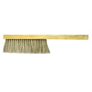 China Long Handle Horsehair Bee Brush Two Double Rows in Yellow Color for Beekeeping supplier
