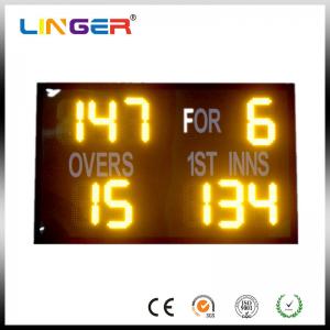 China Outdoor Easy Operation Cricket Digital Scoreboard With 2 Years Warranty wholesale
