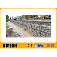 China Aperture 60x80mm Galvanized Gabion Wire Mesh 4×1×1m Preventing Rock Breaking on sale
