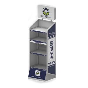 China Retail Store Fixture Metal 4-tier Display Stands For Plant Mechanics supplier