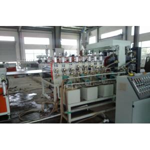 China PVC Foam Board Making Machine , PVC Door Board Extrusion Line / Plastic Board Production Line supplier