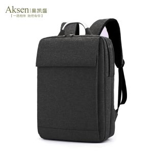 China Unisex Oxford Cloth Backpack with Flap Front Pocket Multi-Compartment Laptop Backpacks and Aluminum Handle wholesale