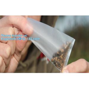 China PVA Bag for Carp Fishing 7cm*15cm Water Dissolving Carp Fishing , Water Dissolving PVA Bags for Seawater fishing, fishin supplier