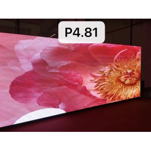 P4.81 Advertising Rental LED Display Screen Video Walls 43243 Pixel / M2 Density