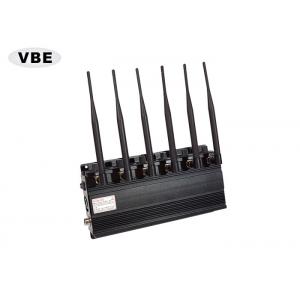 China 6 Bands Cellular GPS Signal Jammer Power Adjustable AC110 - 250V Power Supply supplier