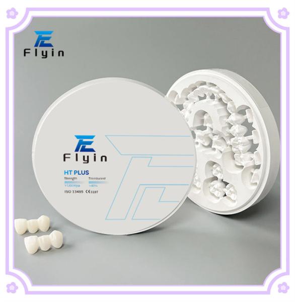 High Strength Cad Cam Machining White Zirconia Ceramic Blocks HT
