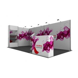 Frameless EZY Set Conference Booth Display For Trade Shows Aluminum Material