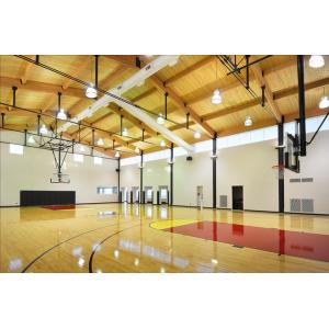 Professional PVC Sports Flooring , Basketball Court Tile Flooring Wooden Type Sealed