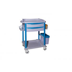 China Hospital Equipment Medical Storage Trolley Therapy Cart With Waste Bin For Clinic supplier