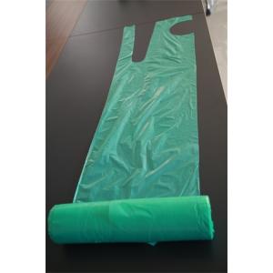 Green PE Aprons Disposable Antibacterial , Disposable Catering Aprons CE Approved