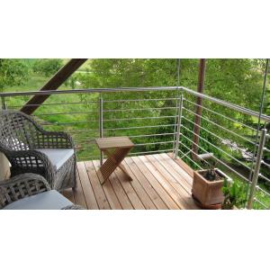 Outdoor Deck Balustrade Stainless Steel Cable Railing Systems