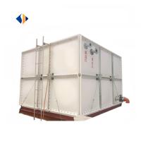 China 10000 Liter Large Food Grade FRP Modular Panel Water Storage Tank High Shear Strength on sale