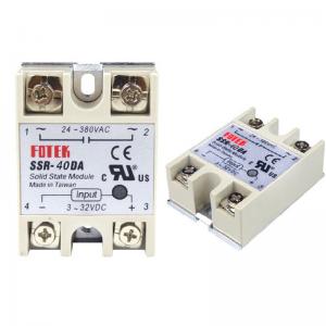 China 40A DC to AC Solid State Relay SSR Relay FOTEK 40DA Solid State Relay SSR-40DA supplier