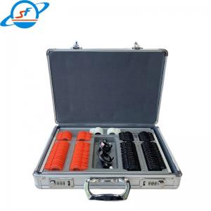 Durable Stainless Steel Optical Trial Lens Set Box Plastic Rim Leather Case